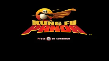 Kung Fu Panda screen shot title
